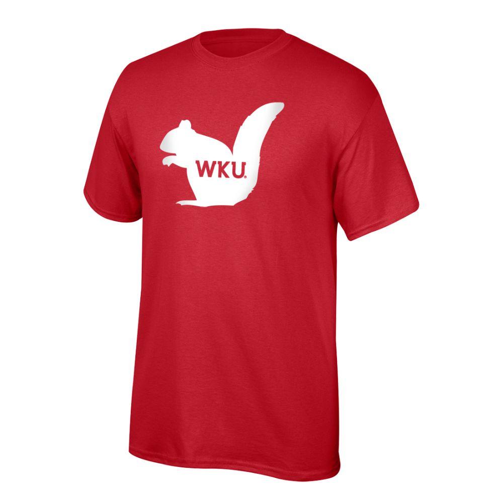  Western Kentucky Youth Giant White Squirrel Wku Logo Tee Shirt