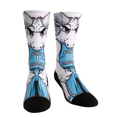 UNC Rock'em Hyperoptic Mascot Socks