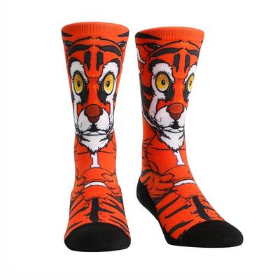 Clemson Rock'em Hyperoptic Mascot Socks