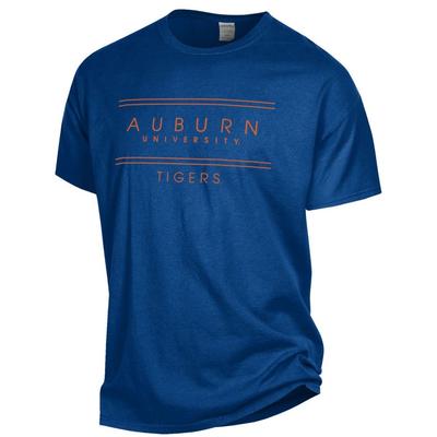 Auburn Women's ComfortWash Double Bar S/S Tee