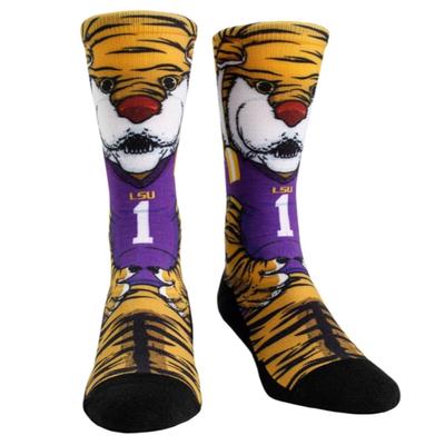LSU Rock'em Hyperoptic Mascot Socks