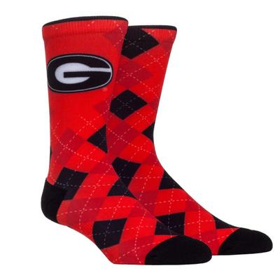 Georgia Rock'em Hyperoptic Argyle Socks