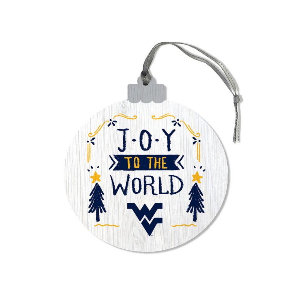 West Virginia Legacy Joy To The World Ornament