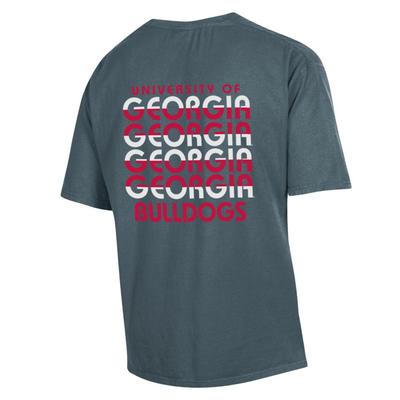 Georgia ComfortWash Repeat Stripe Pocket Tee