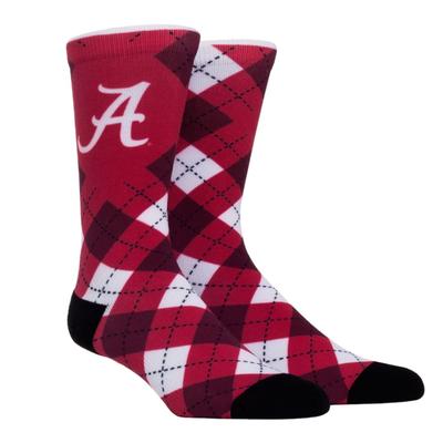 Alabama Rock'em Hyperoptic Argyle Socks