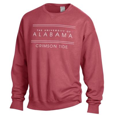 Alabama ComfortWash Double Bar Sweatshirt