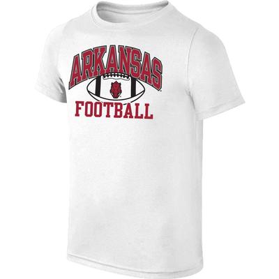 Arkansas Youth Arch Football Tee Shirt