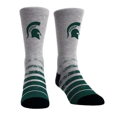 Michigan State Rock'em Vintage Heather Socks