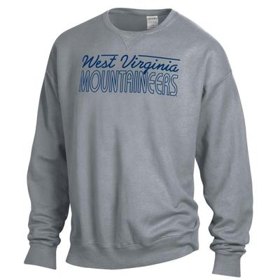 West Virginia ComfortWash Logo Script Sweatshirt