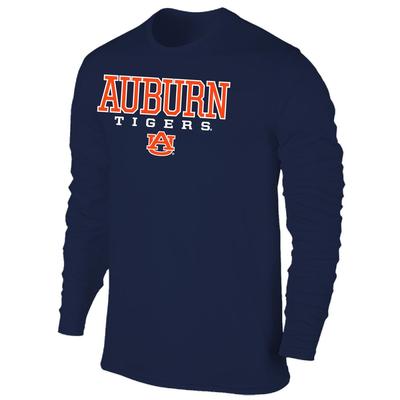 Auburn Men's Tigers with Logo L/S Tee Shirt