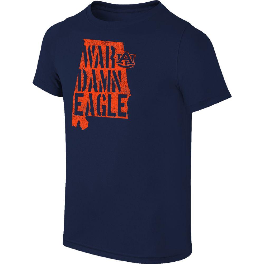 AUB | Auburn War Damn Eagle in State Tee Shirt | Alumni Hall