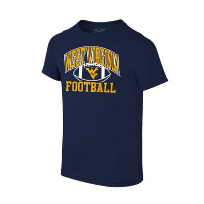 West Virginia Youth Arch Football Tee Shirt