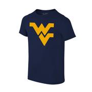  West Virginia Youth Giant Wv Logo Tee Shirt