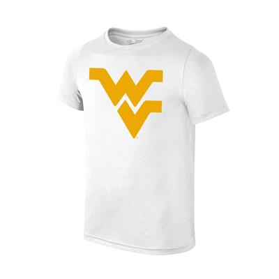 West Virginia Youth Giant WV Logo Tee Shirt WHITE