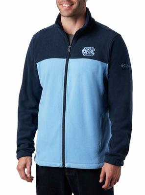 UNC Columbia Men's Flanker III Fleece Jacket