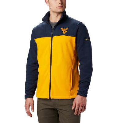 West Virginia Columbia Men's Flanker III Fleece Jacket