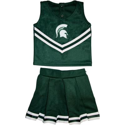 Michigan State Toddler 2 Piece Cheerleader Outfit