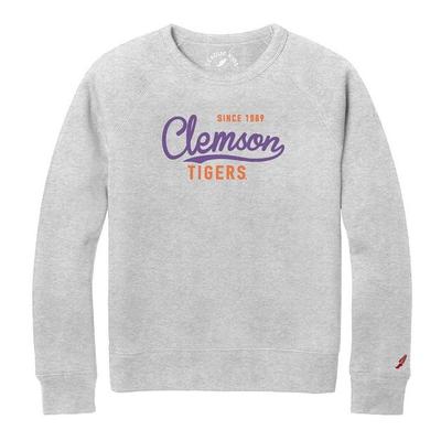 Clemson League Girls' Raglan Crew Sweatshirt