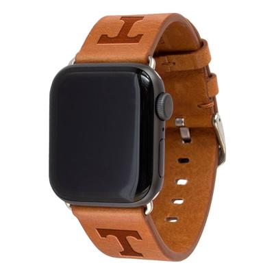 Tennessee Apple Watch Tan Leather Band 42/44 MM M/L