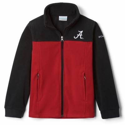 Alabama Columbia Youth Full Zip Fleece Jacket