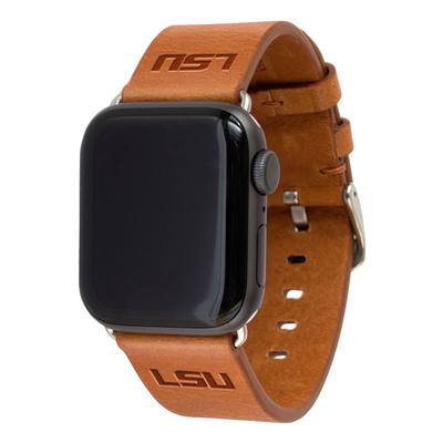 LSU Apple Watch Tan Band 42/44 MM M/L