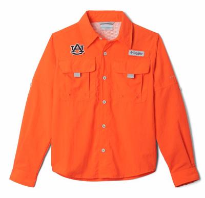 Auburn Columbia Youth Bahama Long Sleeve Shirt