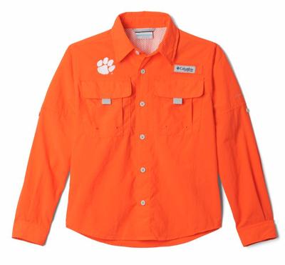 Clemson Columbia Youth Bahama Long Sleeve Shirt
