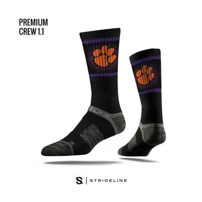 Clemson Strideline Premium Crew Socks