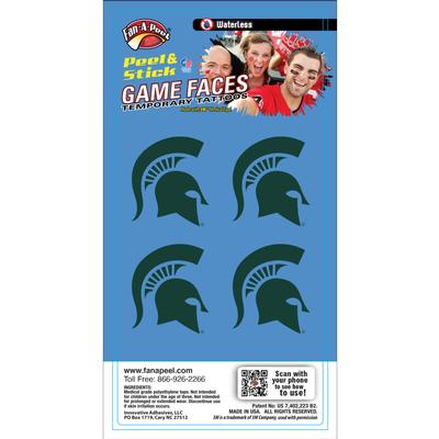 Spartan Head Waterless Face Tat 4-Pack