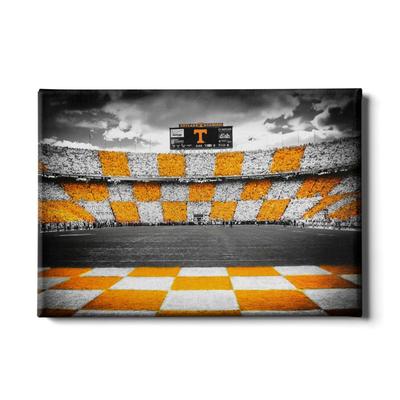 Tennessee 24x16 Checkerboard Neyland Canvas