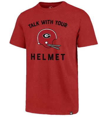 Georgia Football Talk With Your Helmet '47 Brand Club Tee