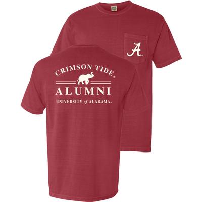 Alabama Alumni Comfort Colors Pocket Tee