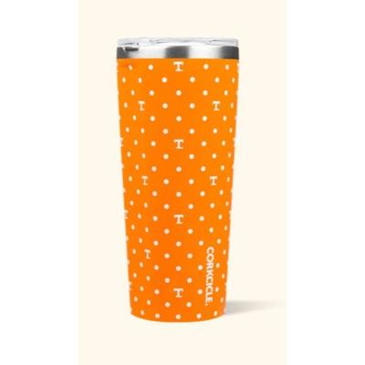 Tennessee Corkcicle 24oz Polka Dot Tumbler