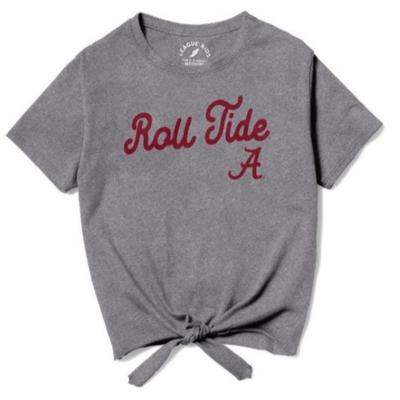 Alabama League Youth Girls' Front Tie Tee