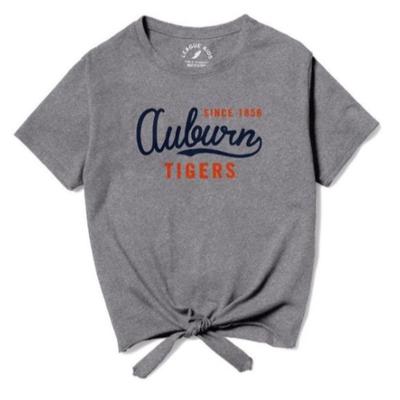 Auburn League Youth Girls' Front Tie Tee