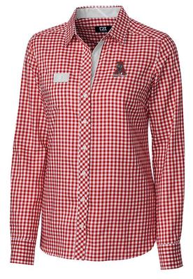 Alabama Cutter & Buck Women's Gingham Buttondown Shirt