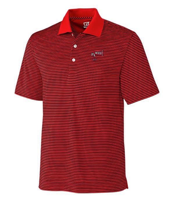 Western Kentucky Cutter & Buck Trevor Vault Logo Polo