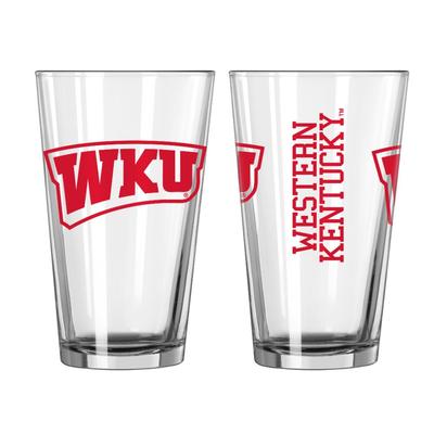 Western Kentucky 16oz Gameday Pint Glass
