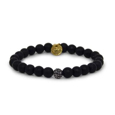 Erimish Black Coal Stackable Bracelet
