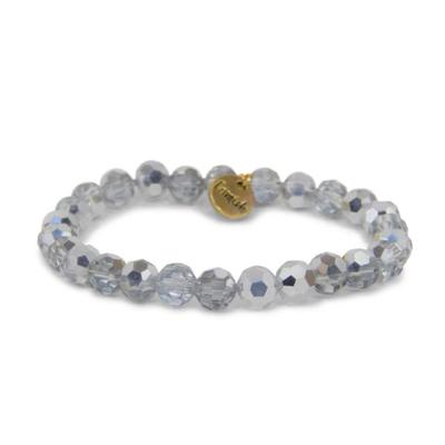 Erimish Silver Marshmellow Stackable Bracelet