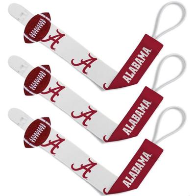 Alabama Pacifier Clip 3 Pack