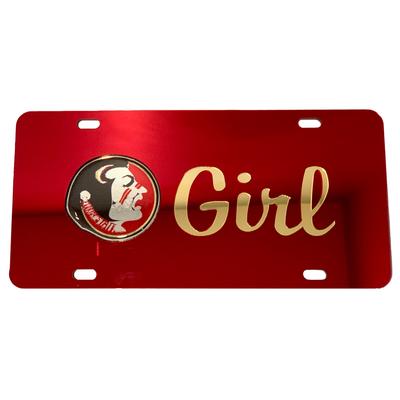 Florida State License Plate Girl