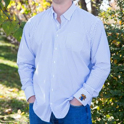 Kentucky Peter Millar Men's Woven Tattersall Shirt