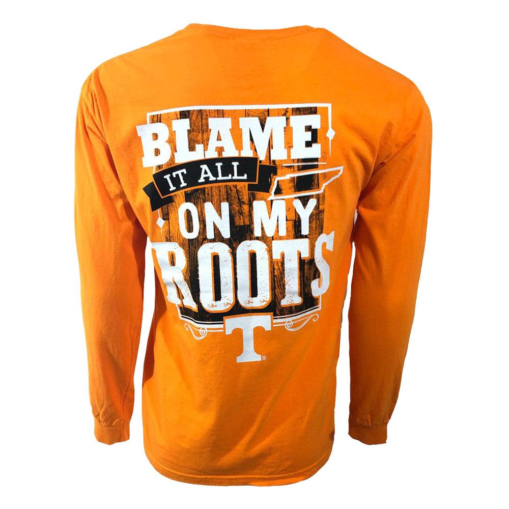 Tennessee Men's Blame It All On My Roots Long Sleeve Shirt