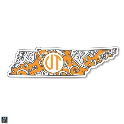 Tennessee SDS Design Paisley Decal