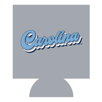 UNC Carolina Retro Script Can Cooler
