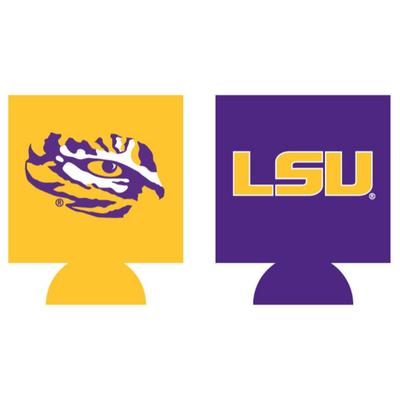 LSU Home and Away Can Cooler