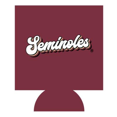 FSU Seminoles Retro Script Can Cooler