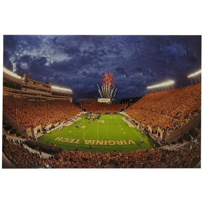 Virginia Tech Lane Stadium Orange Effect Canvas