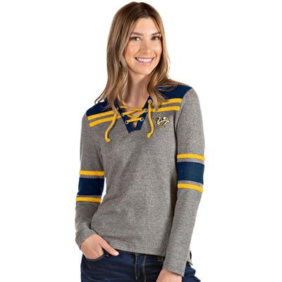 nashville predators lace up hoodie